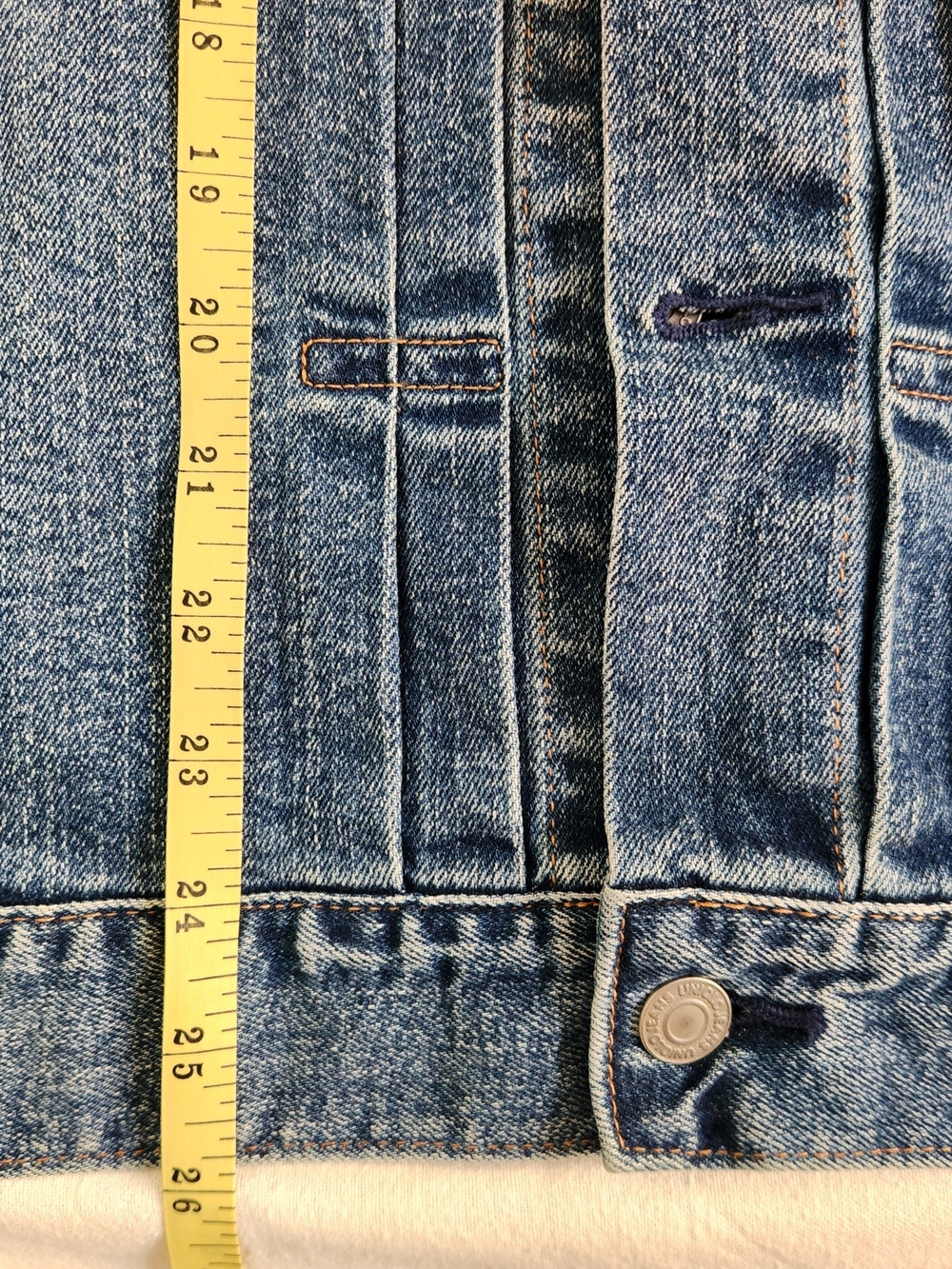 Uniqlo Men's Medium Blue Denim Jacket - Picture 5 of 5